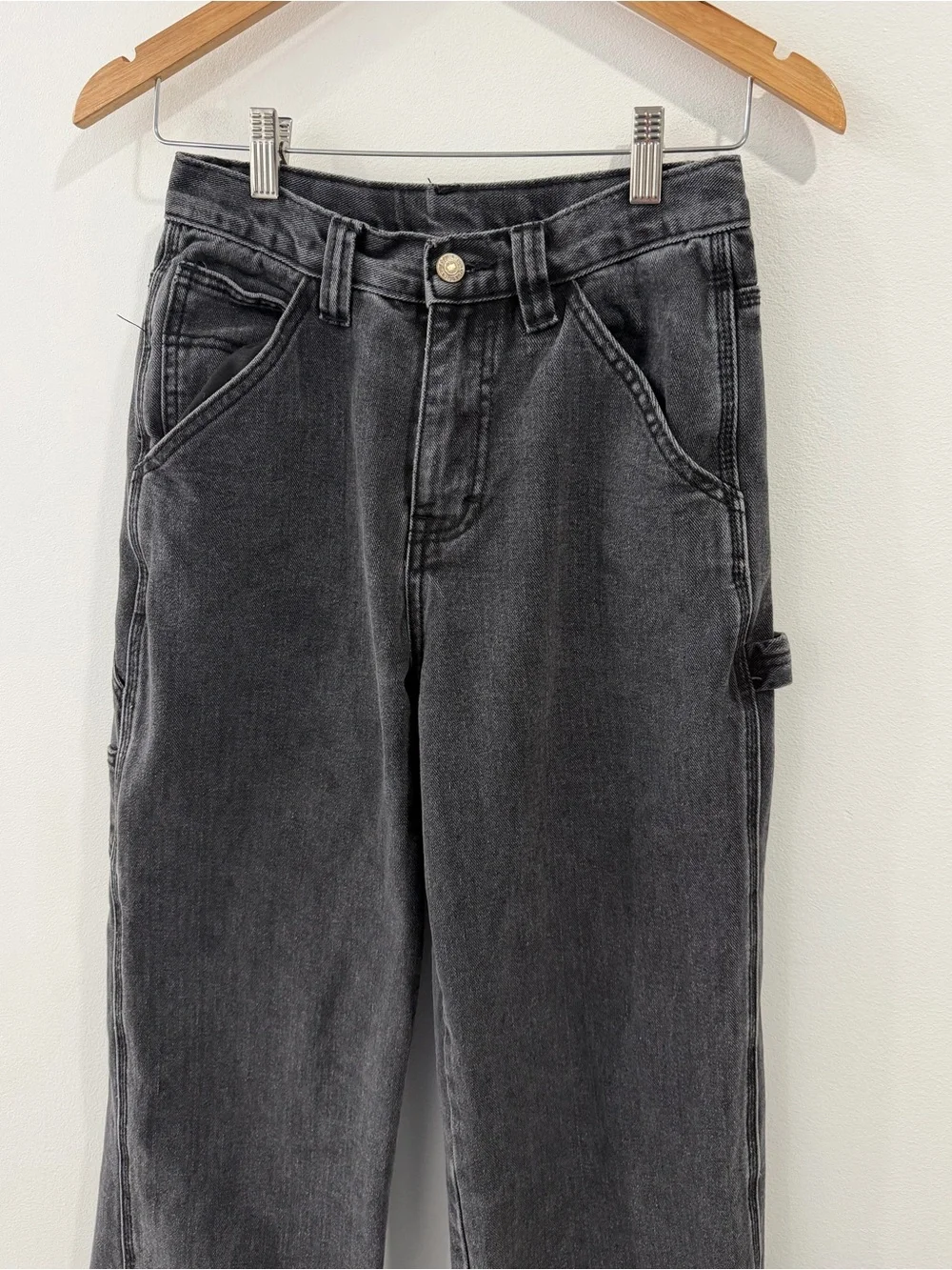 J.‎ Galt Black Carpenter Cargo Jeans Size Small